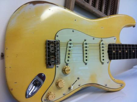 1959 / 1962 Fender Orig Strat.. 6lbs 14 oz NAMED BRUTIS