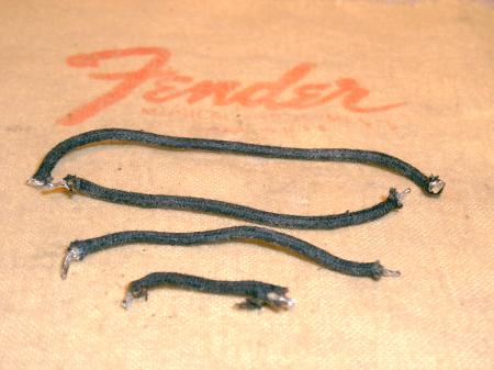 1954 ORIGINAL FENDER STRATOCASTER CLOTH WIRE 3 Way To Pots