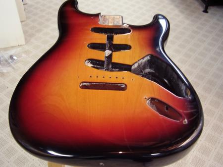 1997 SRV USA FENDER STRAT BODY EXCELLENT SHAPE