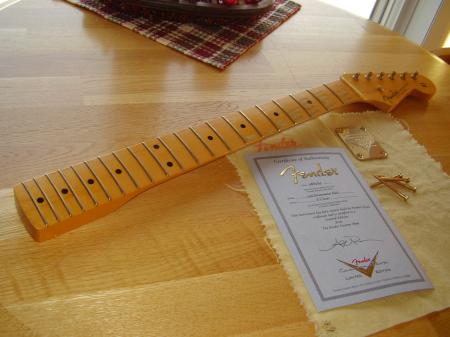 1956 NAMM Limited Edition Fender USA Custom-Shop Quarter Sawn Maple Stratocaster Neck