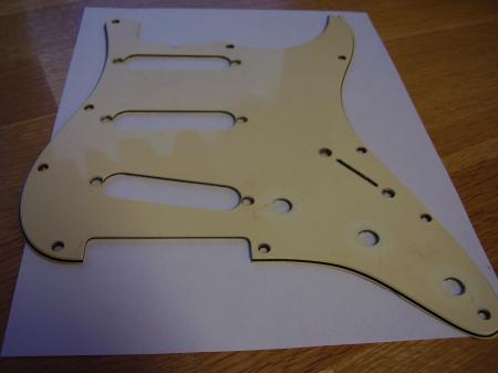 1969 ORIG FENDER STRATOCASTER PICKGUARD NICE PATINA