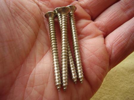 1965 Orig Fender Strat Neck Plate Screws