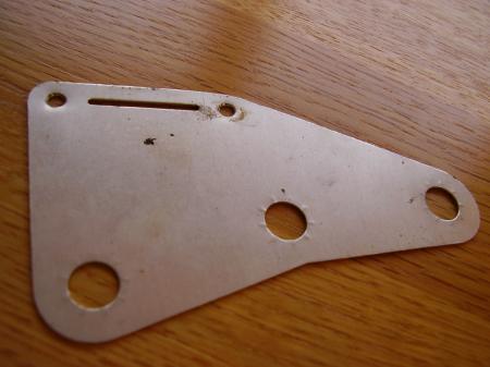 1957 ORIG FENDER STRATOCASTER VINTAGE PICKGUARD CONTROL PLATE