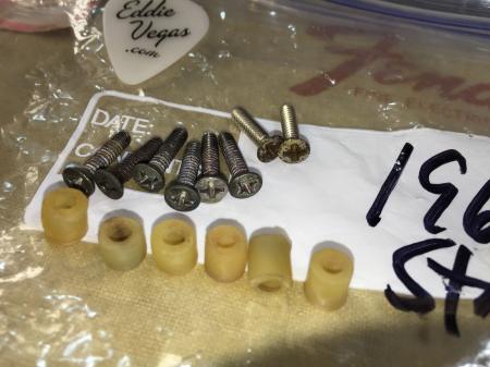 1963 Orig 3-Way Fender Strat Screws & Some Other Cool Parts
