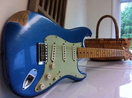 1968 Maple Cap Lake Placid Blue Fender Relic Strat Custom Shop