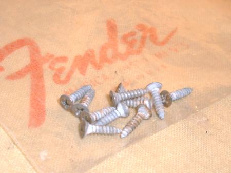 1968 ORIG FENDER STRATOCASTER PICKGUARD SCREWS