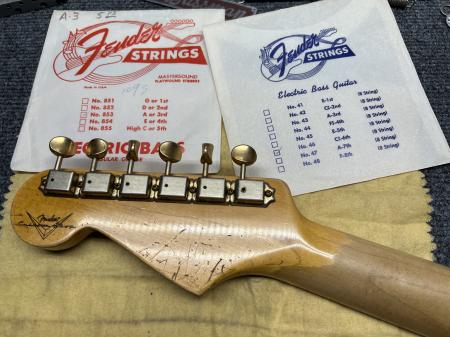 1962 FENDER CUSTOM SHOP STRAT NECK BUILT TO MY SPECS