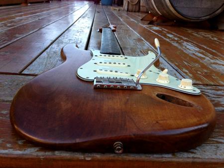1961 6-61 Orig PRE CBS Fender Strat Alder Body