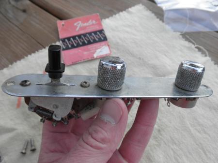 1958 ORIG FENDER TELE CONTROL ASSEMBLY