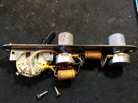 1950 FENDER ESQUIRE Relic Control Assembly