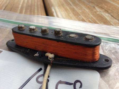 1959 ORIG BRIDGE PICKUP FENDER STRAT North Magnets