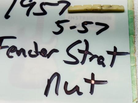 1957 Original  FENDER STRATOCASTER  5-57 NUT