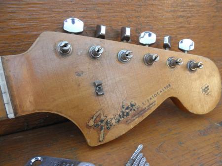 1968 ORIG JAN 68 MAPLE CAP FENDER STRAT NECK