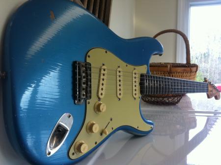 1963 Orig Fender Strat Cool Lake Placid Blue.. Killer Bell Tone