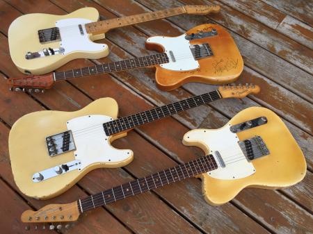 1957 1961 1962 1971 Fender Original Finish White Blond Telecaster