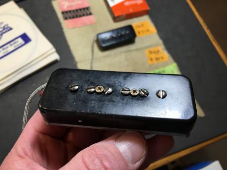 1963 Gibson SG Special Pickups With Covers