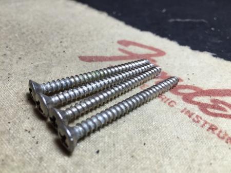 1959 Original Fender Stratocaster Neck Plate Screws 