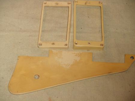 1952 Orig Gibson Les Paul Pickguard Cut to 1959 & White Rings