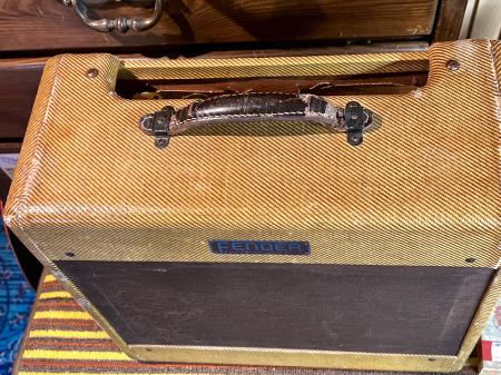 Danny Gatton Owned 1957 Fender Tweed Princeton 5F2-A Shell Cabinet