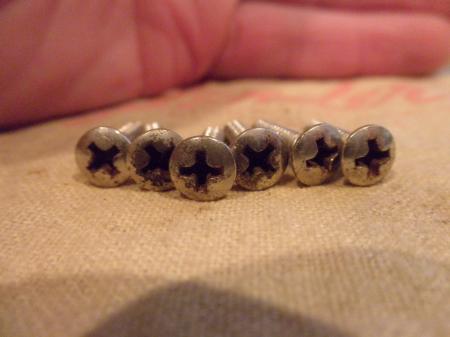 1957 Orig Fender Strat 6 PICKUP Screws