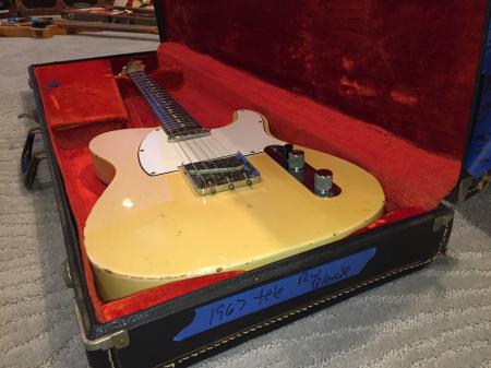 1967 Fender Blond Tele With Rosewood Fretboard