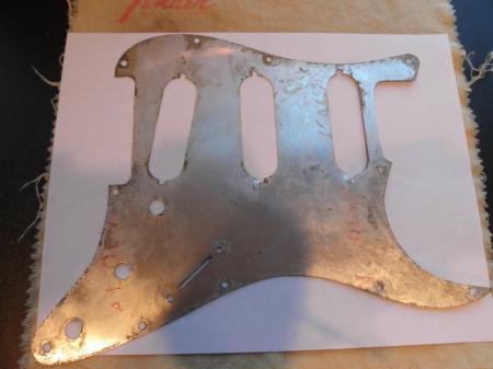 1963 ORIGINAL FENDER STRAT PICKGUARD SHIELD