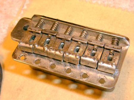 1959 FENDER STRAT BRIDGE ALL ORIGINAL