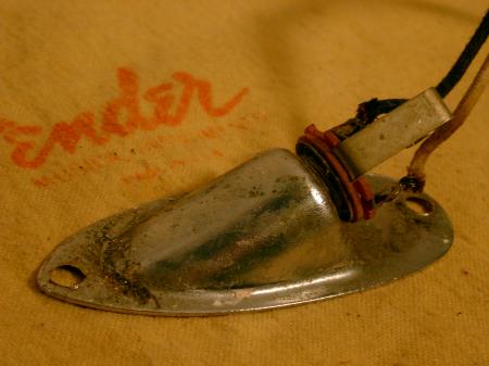 1963 Orig Fender Stratocaster PRE CBS Output Jack Complete