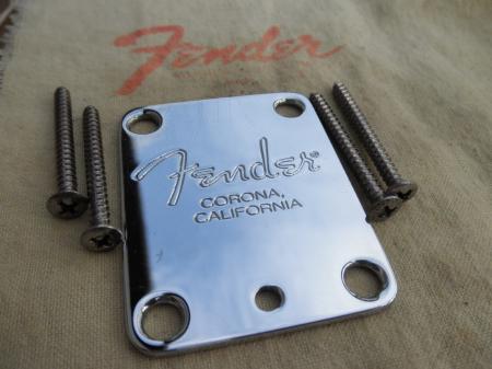Eric Clapton USA 2000 Fender Strat Neck Plate & Screws