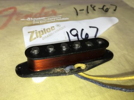 1967 Orig Middle or Bridge Fender Strat Pickup 5.81k