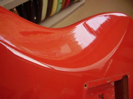 1961 Fesita Red USA Custom Shop 2000 Fender Strat Body