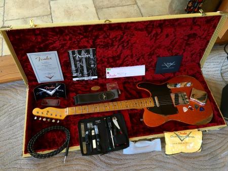  1952 Fender Orange Sparkel  Heavy Relic Telecaster NEW