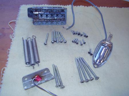 1963 ORIG PRE CBS BRIDGE AND PARTS