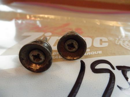 1957 Orig Fender Strat Strap Buttons & Screws