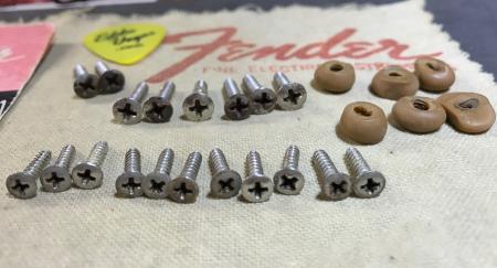 1963 Fender Stratocaster Hardware Screw Set