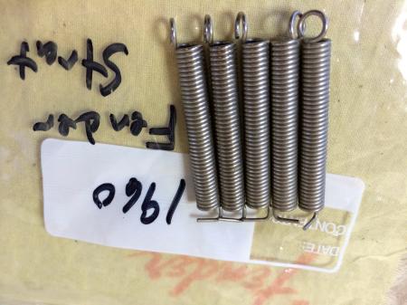 1960 ORIG PAT PEND BRIDGE PRE CBS FENDER STRATOCASTER SPRINGS 5