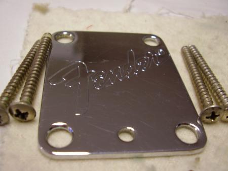 1989 Fender Eric Claton USA Neck Plate