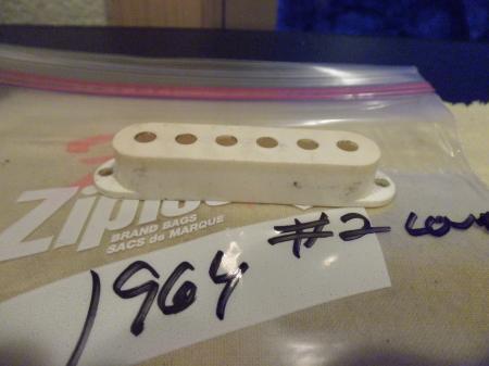 1964 ORIG PRE CBS FENDER STRAT Pickup Cover #2