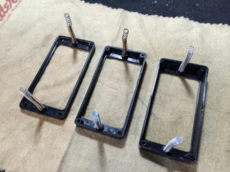 1959 Orig (3) M 69 Gibson Les Paul Custom L5 Switchmaster Ring Set with Screws And Springs