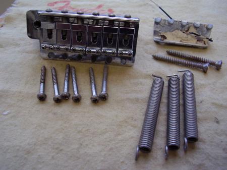 1973 ORIG EXCELLENT SHAPE FENDER STRAT BRIDGE