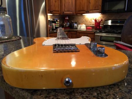 1973 ORIG FENDER TELE BANANA Yellow Cream Vintage K@@L B@DY
