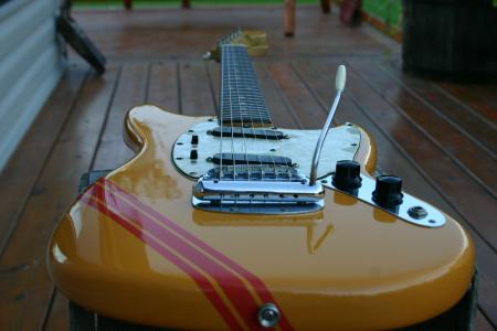 1971 Orig Orange Competition Fender Mustang Collector Grade