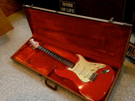 1962 ORIG FENDER STRAT PRE CBS CASE