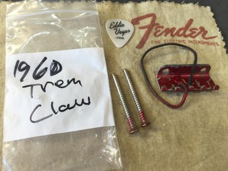 1960 Fender Strat Tremolo Bridge Claw With Screws
