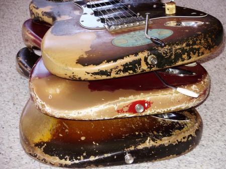 1959 1965 1974 Fender WELL PLAYED Stratocaster