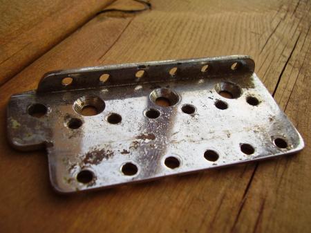 1955 ORIGINAL FENDER STRAT TOP BRIDGE PLATE
