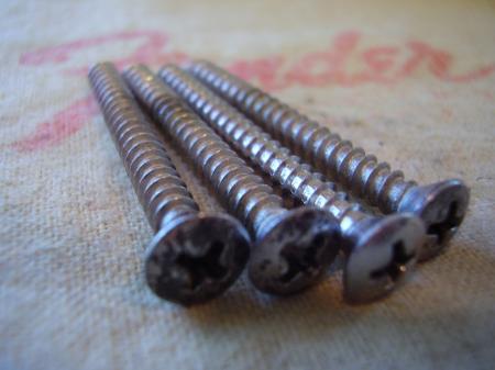 1969 ORIG FENDER STRATOCASTER NECK SCREWS