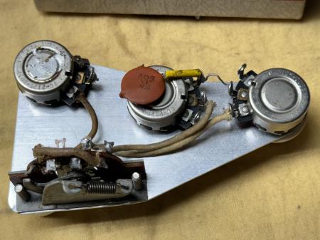 1962 Fender Stratocaster VOL & Tone Pots  Cap Switch Wired