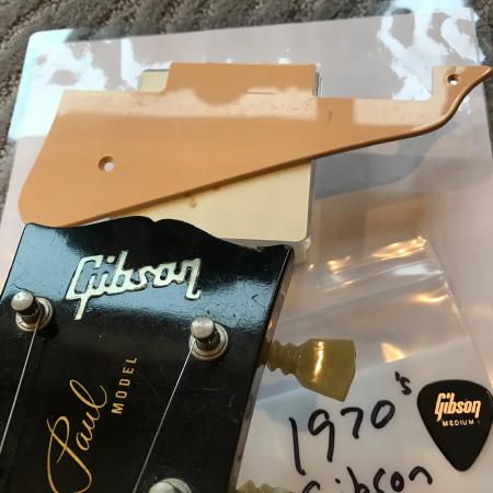 1973 Gibson Les Paul Standard With Humbucker Pickups Cream Pickguard