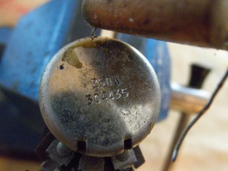 1954 ORIG FENDER STRAT POT WITH CAP